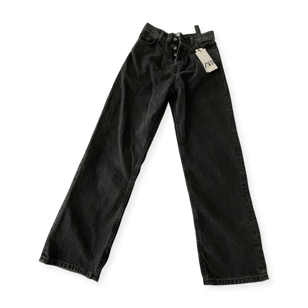 NWT Zara wide leg, relaxed fit jeans size 0